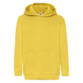 Sunflower - Front - Fruit Of The Loom Childrens Unisex Hooded Sweatshirt - Hoodie