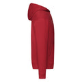 Red - Back - Fruit Of The Loom Mens Hooded Sweatshirt