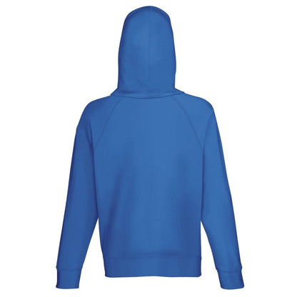 Royal - Back - Fruit Of The Loom Mens Hooded Sweatshirt