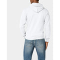 White - Back - Fruit Of The Loom Mens Hooded Sweatshirt