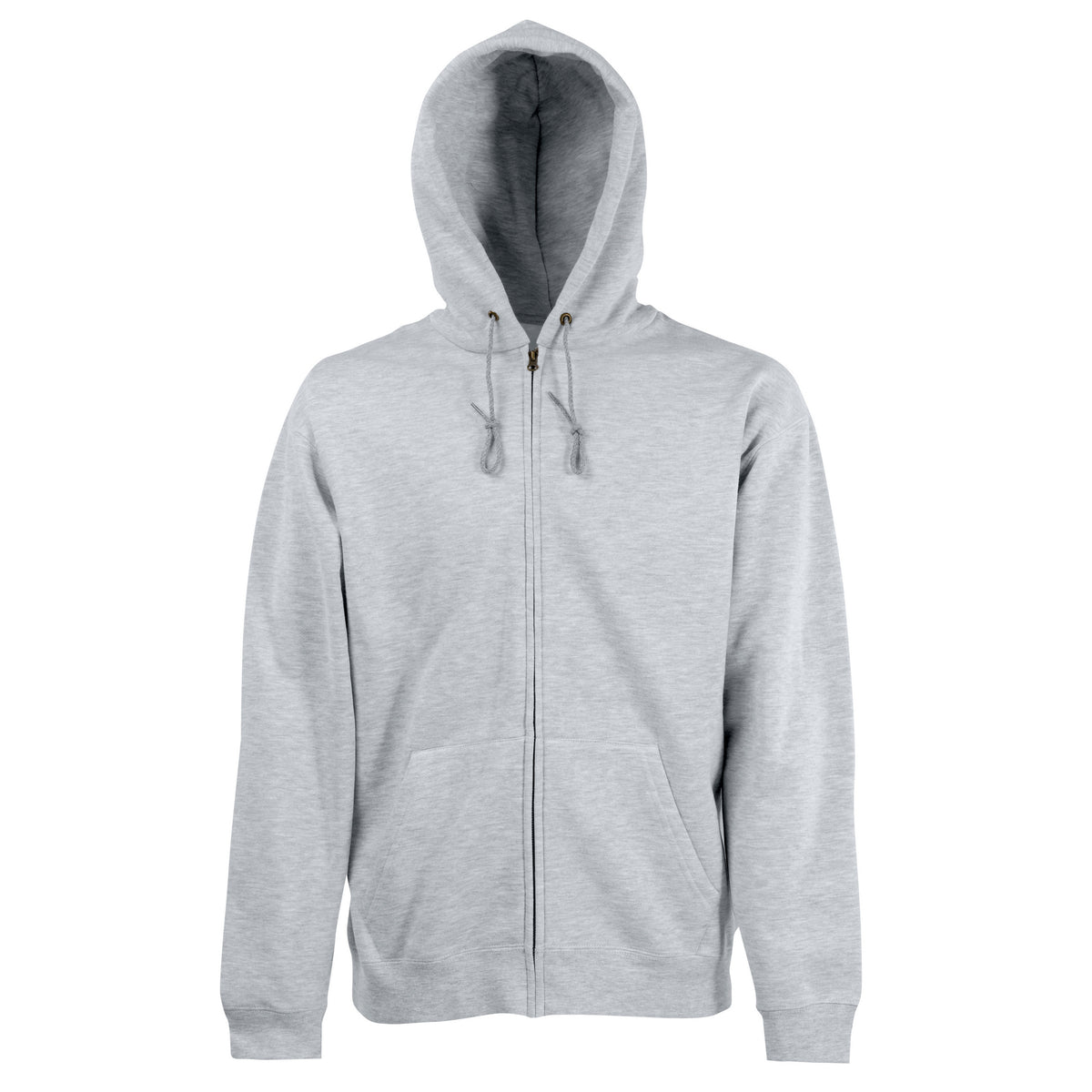 Classic Olive - Side - Fruit Of The Loom Mens Hooded Sweatshirt