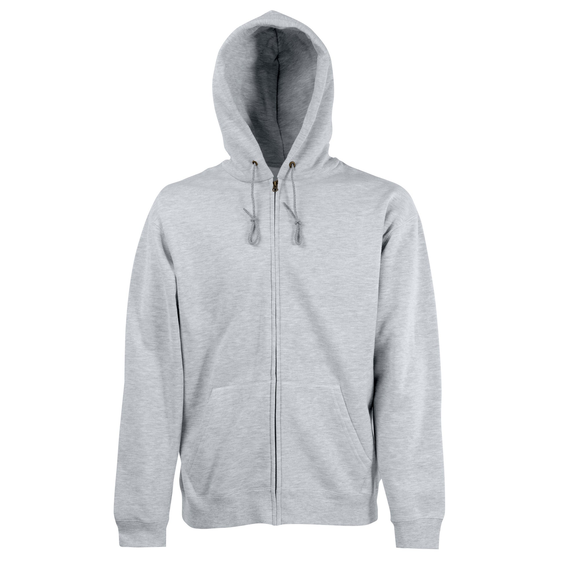 Classic Olive - Side - Fruit Of The Loom Mens Hooded Sweatshirt