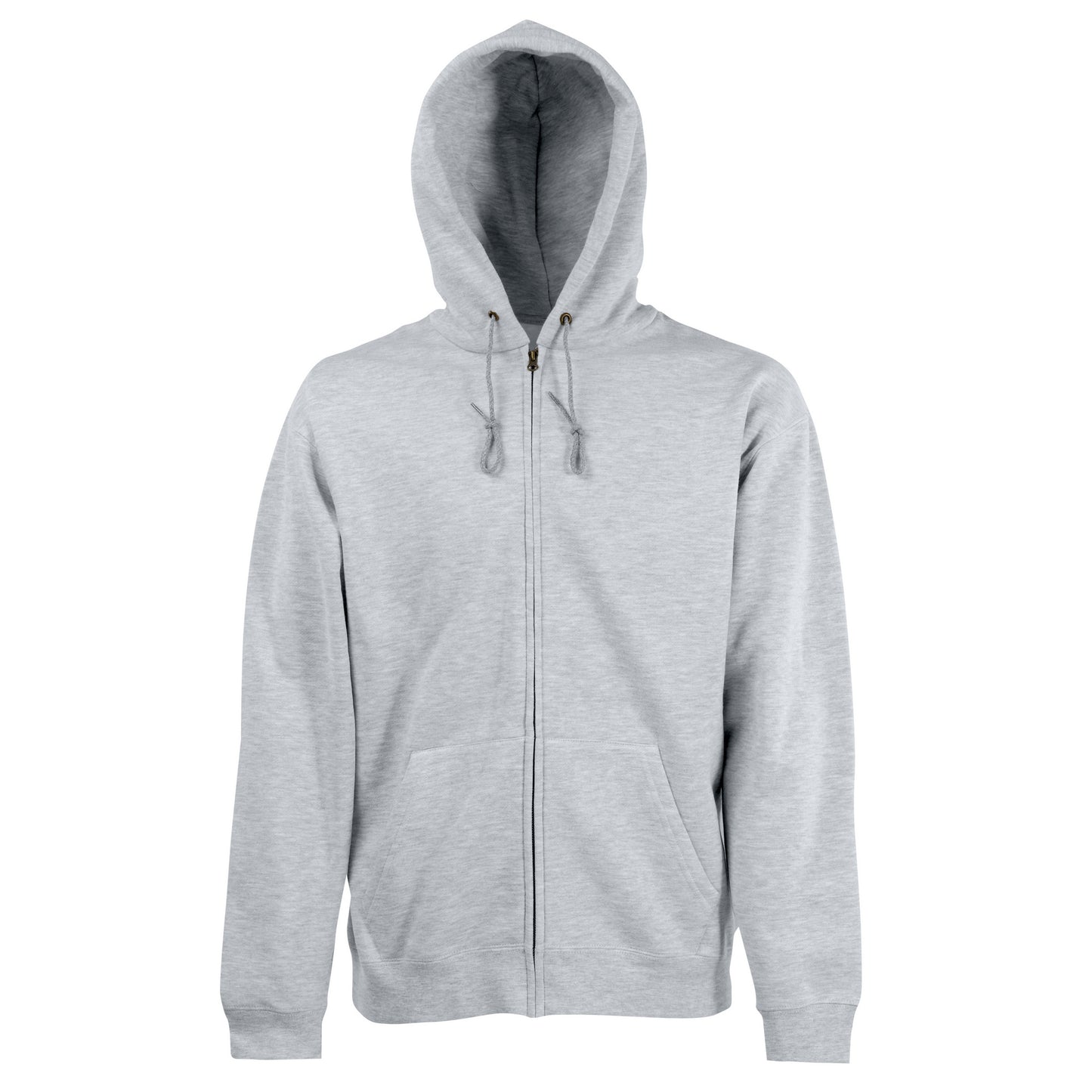 Classic Olive - Side - Fruit Of The Loom Mens Hooded Sweatshirt