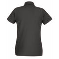 Light Graphite - Back - Fruit Of The Loom Ladies Lady-Fit Premium Short Sleeve Polo Shirt