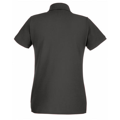 Light Graphite - Back - Fruit Of The Loom Womens-Ladies Premium Fitted Short-Sleeved Polo Shirt