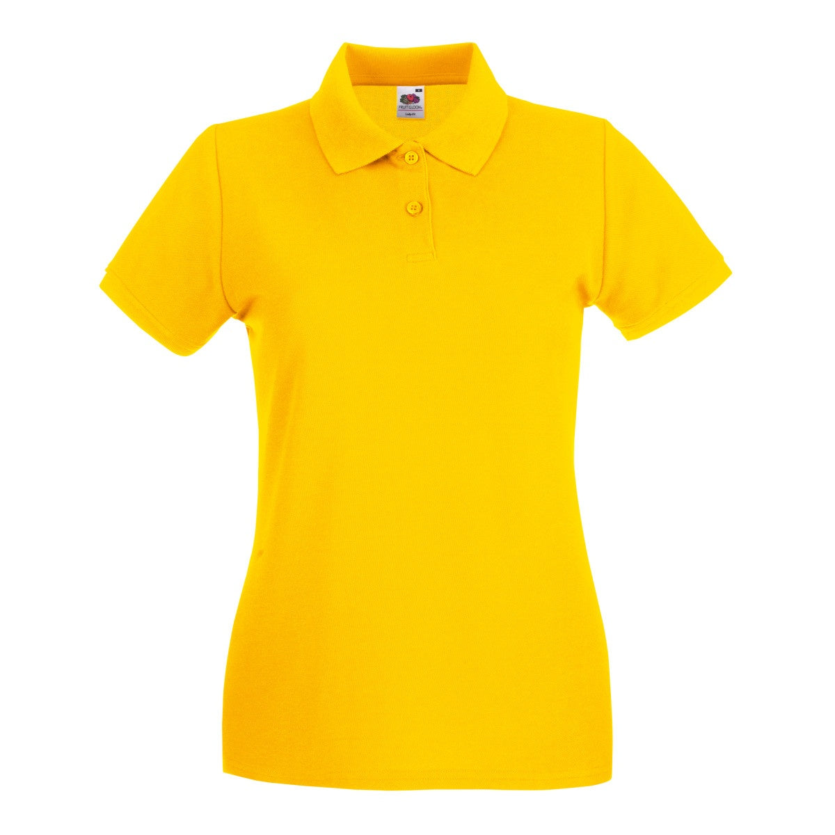 Sunflower - Front - Fruit Of The Loom Womens-Ladies Premium Fitted Short-Sleeved Polo Shirt
