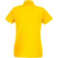Sunflower - Back - Fruit of the Loom Womens-Ladies Premium Fitted Short-Sleeved Polo Shirt