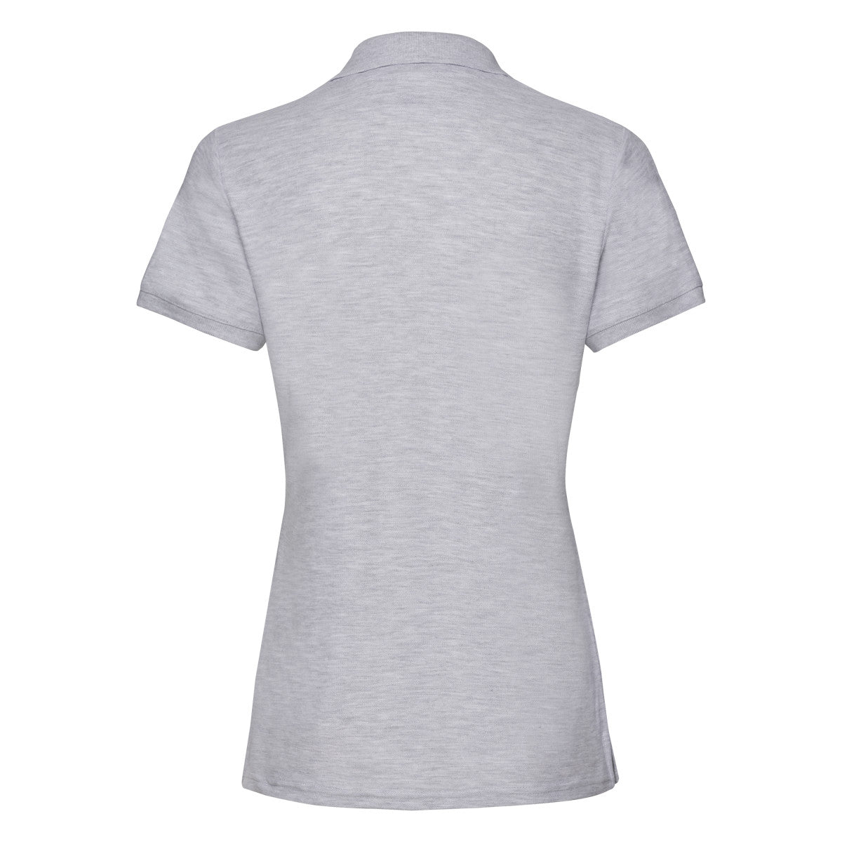 Athletic Heather Grey - Back - Fruit Of The Loom Womens-Ladies Premium Fitted Short-Sleeved Polo Shirt