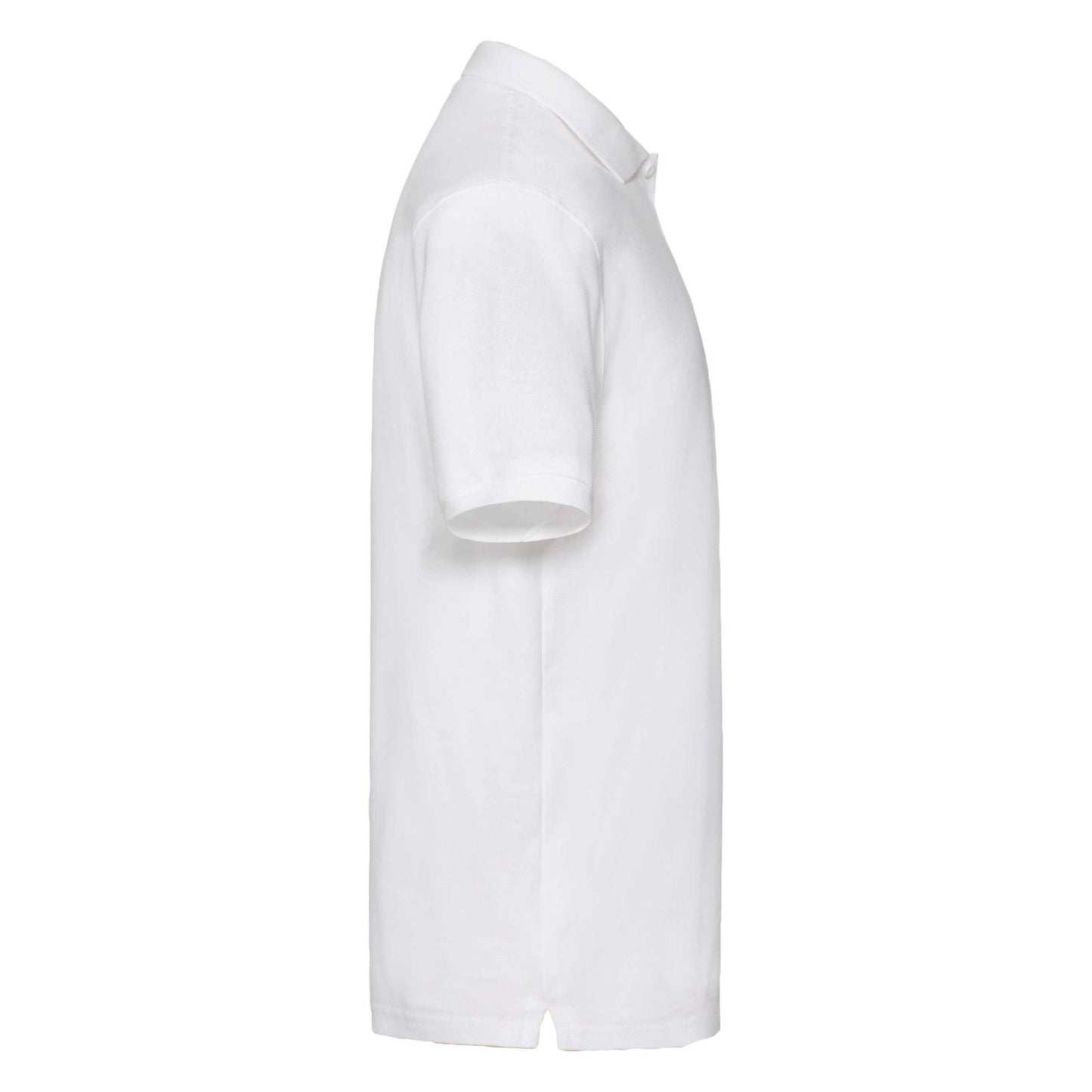 White - Back - Fruit Of The Loom Womens-Ladies Premium Fitted Short-Sleeved Polo Shirt