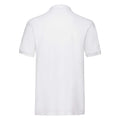 White - Side - Fruit Of The Loom Ladies Lady-Fit Premium Short Sleeve Polo Shirt