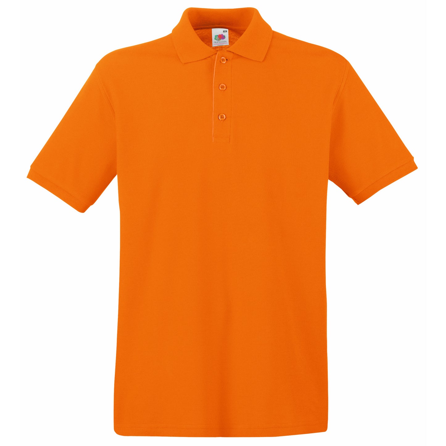 Burgundy - Side - Fruit Of The Loom Premium Mens Short Sleeve Polo Shirt