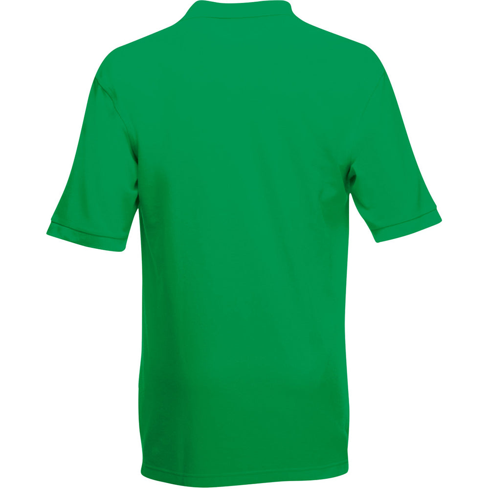 Kelly Green - Back - Fruit Of The Loom Premium Mens Short Sleeve Polo Shirt