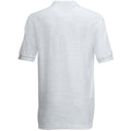 Heather Grey - Back - Fruit Of The Loom Premium Mens Short Sleeve Polo Shirt