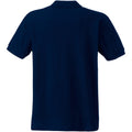 Deep Navy - Back - Fruit Of The Loom Premium Mens Short Sleeve Polo Shirt