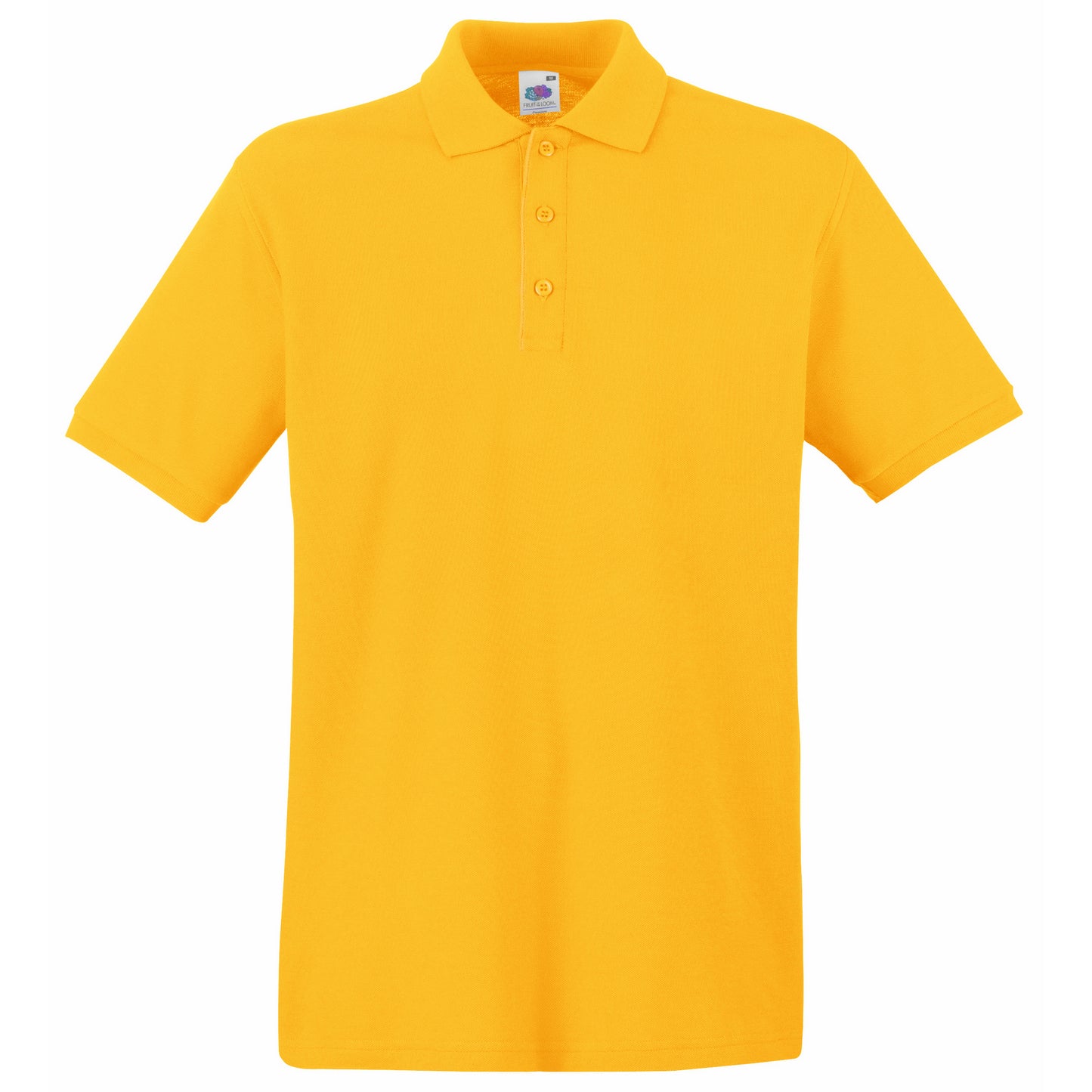 Sunflower - Front - Fruit Of The Loom Premium Mens Short Sleeve Polo Shirt