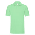 Neomint - Front - Fruit Of The Loom Premium Mens Short Sleeve Polo Shirt