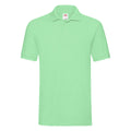 Neomint - Front - Fruit Of The Loom Premium Mens Short Sleeve Polo Shirt