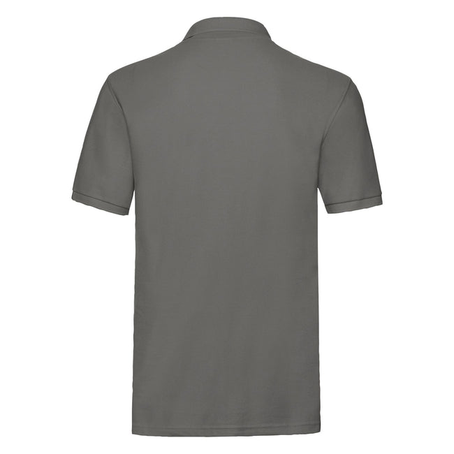 Light Graphite - Side - Fruit Of The Loom Premium Mens Short Sleeve Polo Shirt