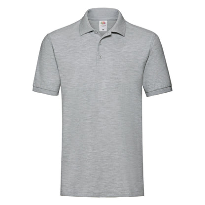 Athletic Heather - Front - Fruit Of The Loom Premium Mens Short Sleeve Polo Shirt