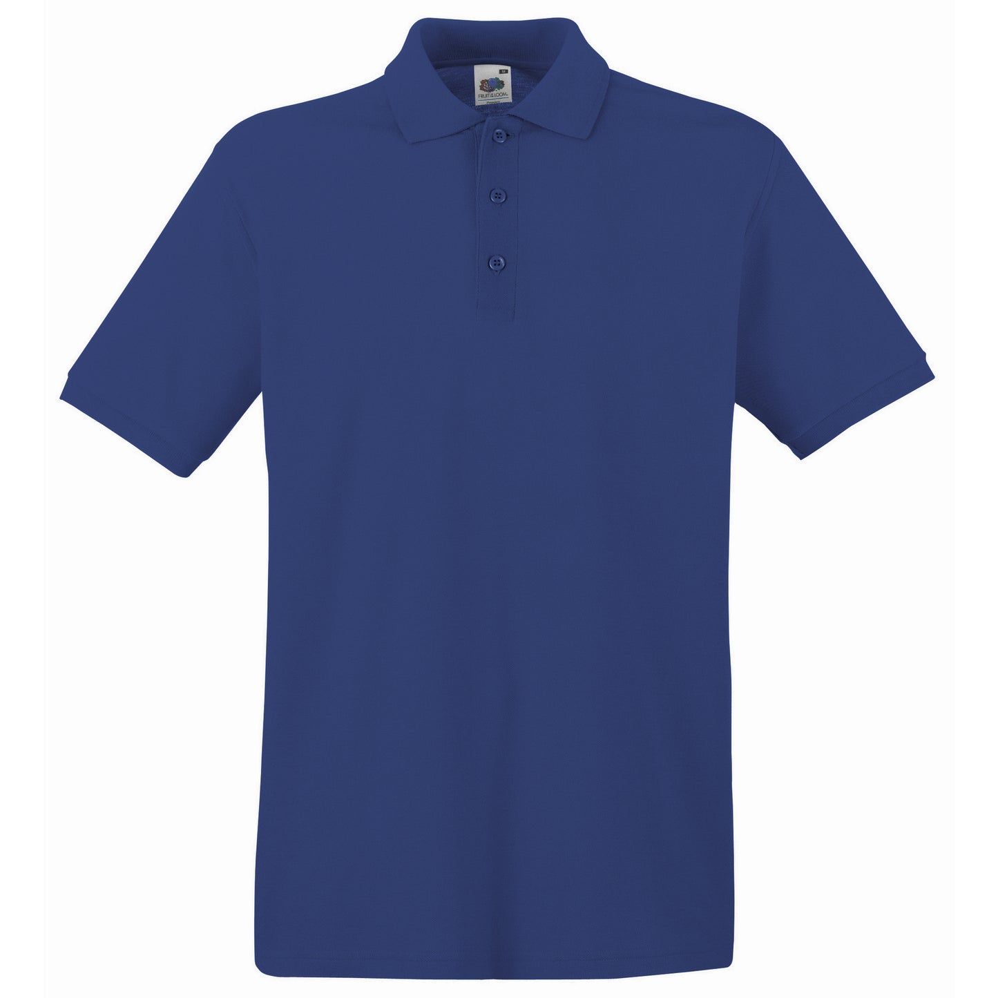 Navy - Front - Fruit Of The Loom Premium Mens Short Sleeve Polo Shirt