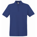 Navy - Front - Fruit Of The Loom Premium Mens Short Sleeve Polo Shirt