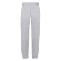 Heather Grey - Back - Fruit Of The Loom Childrens-Kids Unisex Jog Pants - Jogging Bottoms