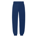 Navy - Front - Fruit Of The Loom Childrens-Kids Unisex Jog Pants - Jogging Bottoms