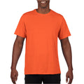 Orange - Back - Gildan Mens Core Performance Sports Short Sleeve T-Shirt