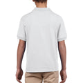 White - Pack Shot - Gildan DryBlend Childrens Unisex Jersey Polo Shirt