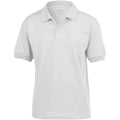 White - Front - Gildan DryBlend Childrens Unisex Jersey Polo Shirt