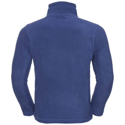 Bright Royal - Back - Russell Mens 1-4 Zip Outdoor Fleece Top