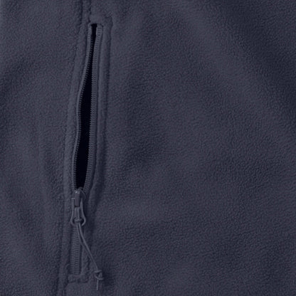 French Navy - Pack Shot - Russell Mens 1-4 Zip Outdoor Fleece Top