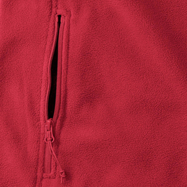 Classic Red - Pack Shot - Russell Mens 1-4 Zip Outdoor Fleece Top