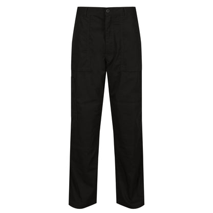 Black - Front - Regatta Mens New Lined Action Trouser (Long)
