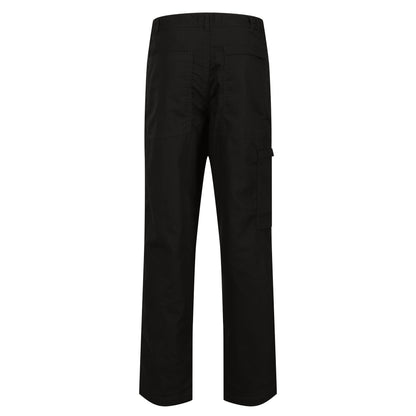 Black - Back - Regatta Mens New Lined Action Trousers (Reg) - Pants