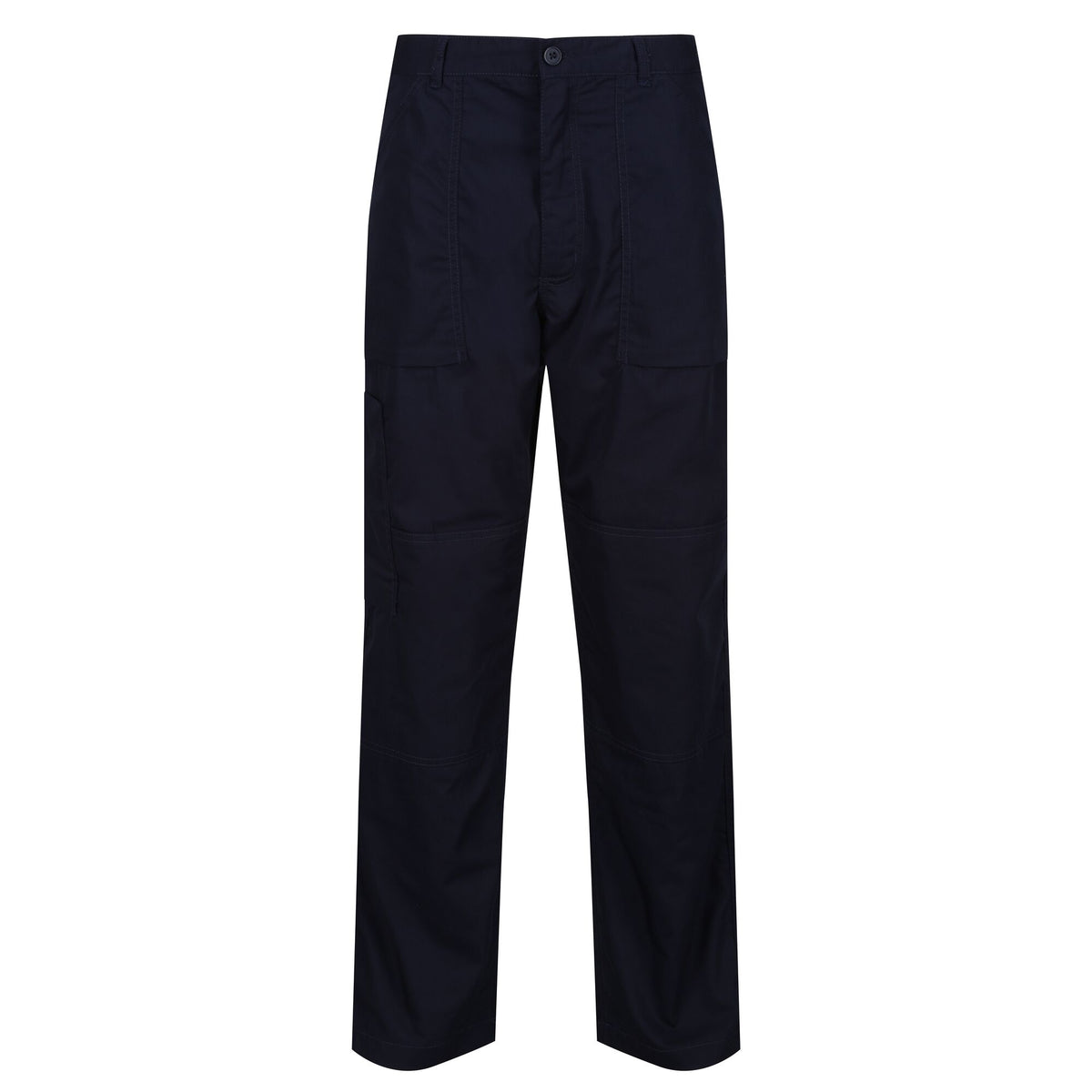 Navy Blue - Front - Regatta Mens New Lined Action Trousers (Reg) - Pants