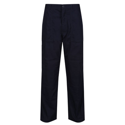 Navy Blue - Front - Regatta Mens New Lined Action Trousers (Reg) - Pants