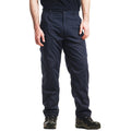 Navy Blue - Back - Regatta Mens New Lined Action Trouser (Short) - Pants