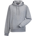 Light Oxford - Back - Russell Mens Authentic Hooded Sweatshirt - Hoodie