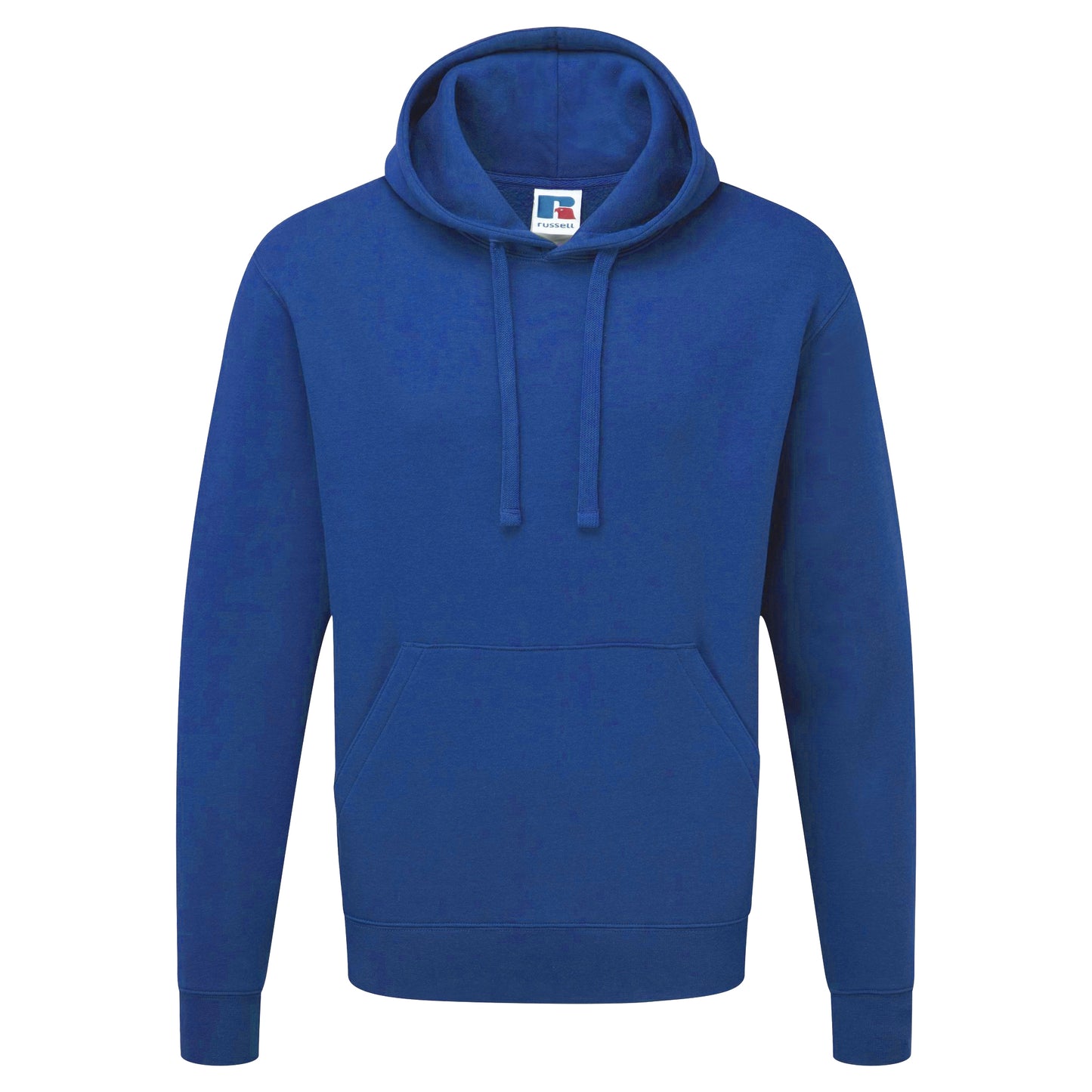 Bright Royal - Front - Russell Mens Authentic Hooded Sweatshirt - Hoodie