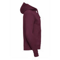 Burgundy - Back - Russell Mens Authentic Hooded Sweatshirt - Hoodie