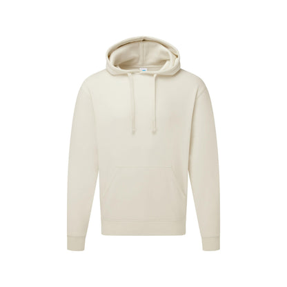 Natural - Back - Russell Mens Authentic Hooded Sweatshirt - Hoodie