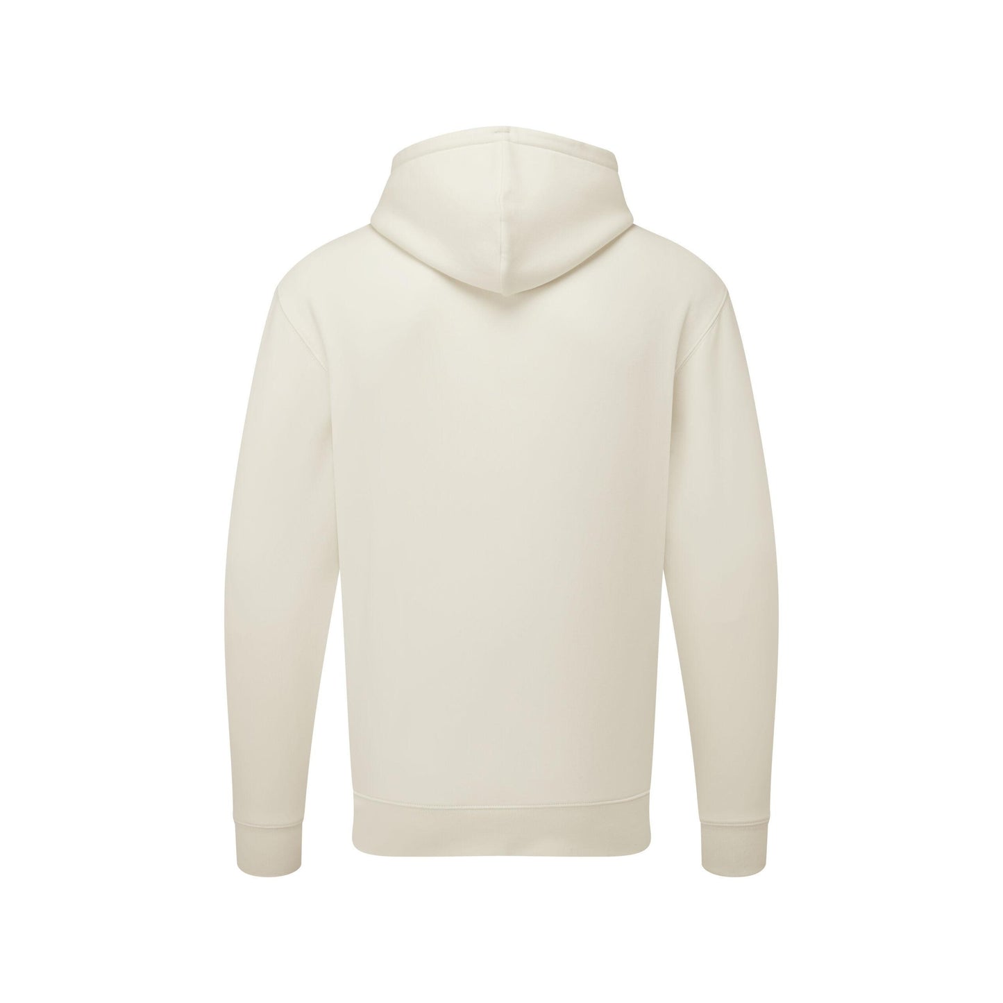 Natural - Side - Russell Mens Authentic Hooded Sweatshirt - Hoodie