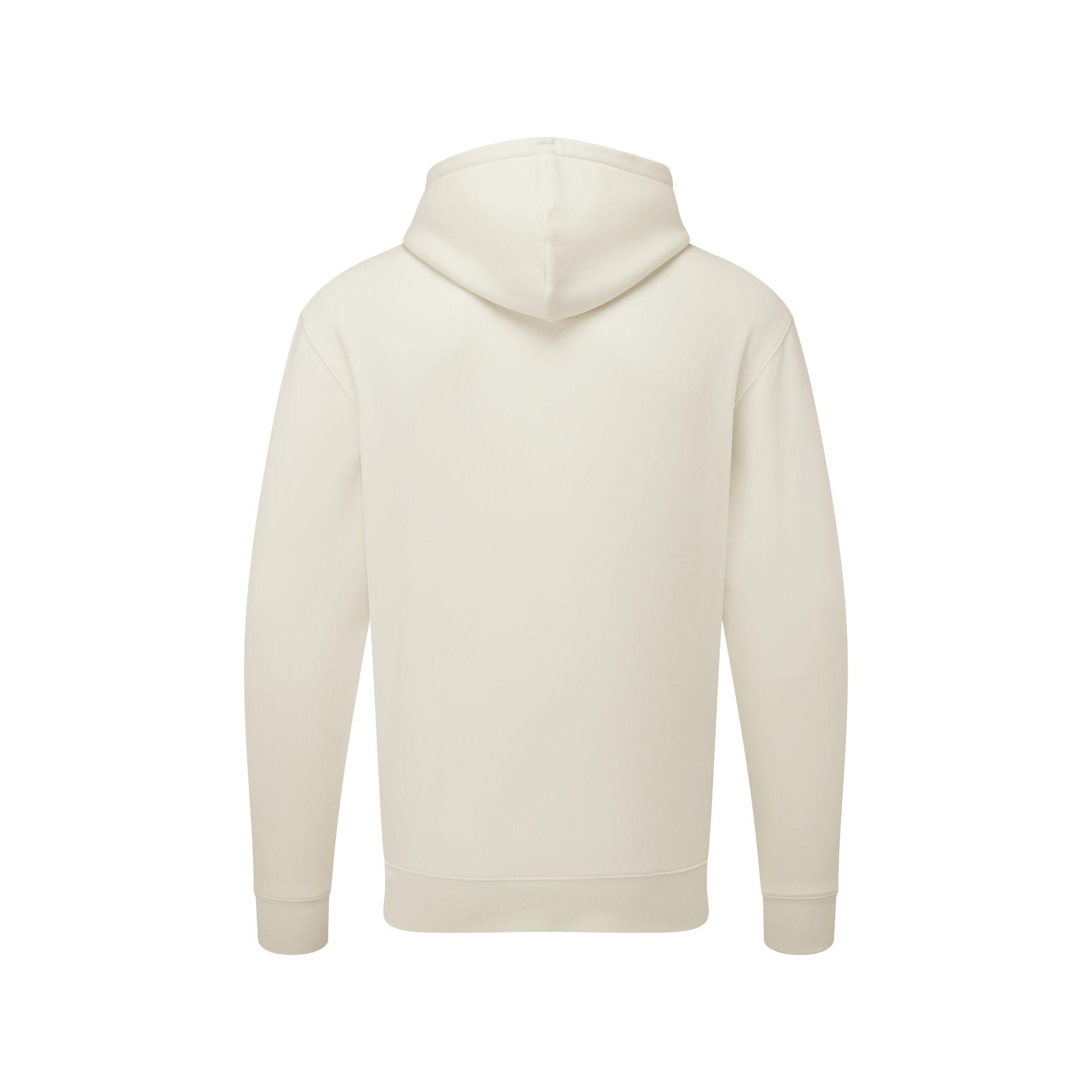 Natural - Side - Russell Mens Authentic Hooded Sweatshirt - Hoodie