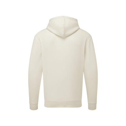 Natural - Side - Russell Mens Authentic Hooded Sweatshirt - Hoodie