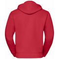 Classic Red - Back - Russell Mens Authentic Full Zip Hooded Sweatshirt - Hoodie