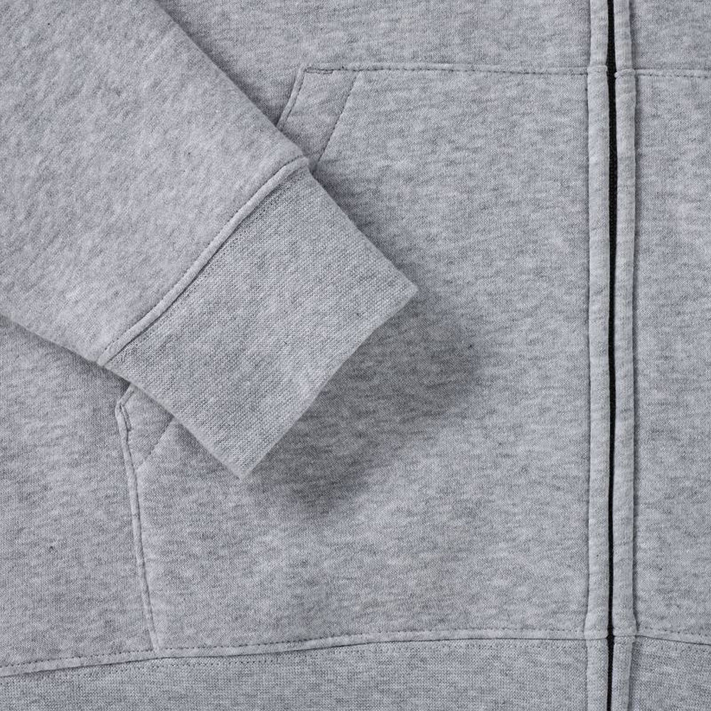 Light Oxford - Lifestyle - Russell Mens Authentic Full Zip Hooded Sweatshirt - Hoodie