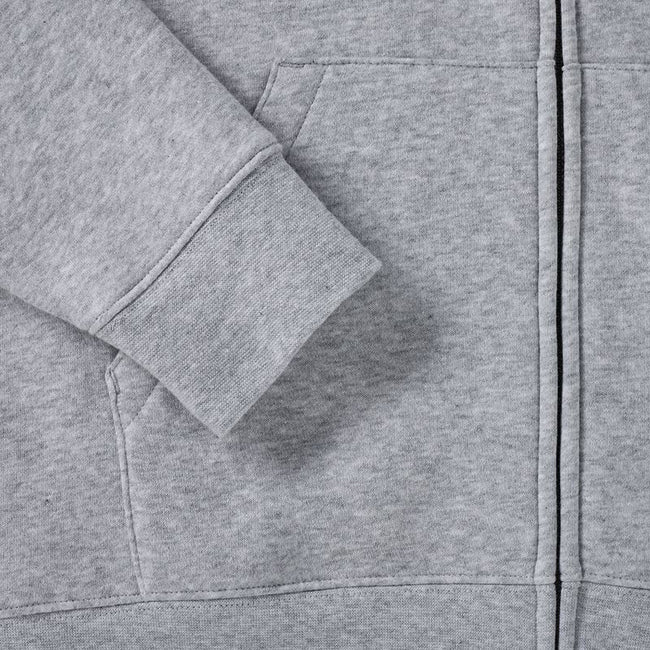 Light Oxford - Lifestyle - Russell Mens Authentic Full Zip Hooded Sweatshirt - Hoodie