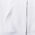 White - Pack Shot - Russell Mens Authentic Full Zip Hooded Sweatshirt - Hoodie