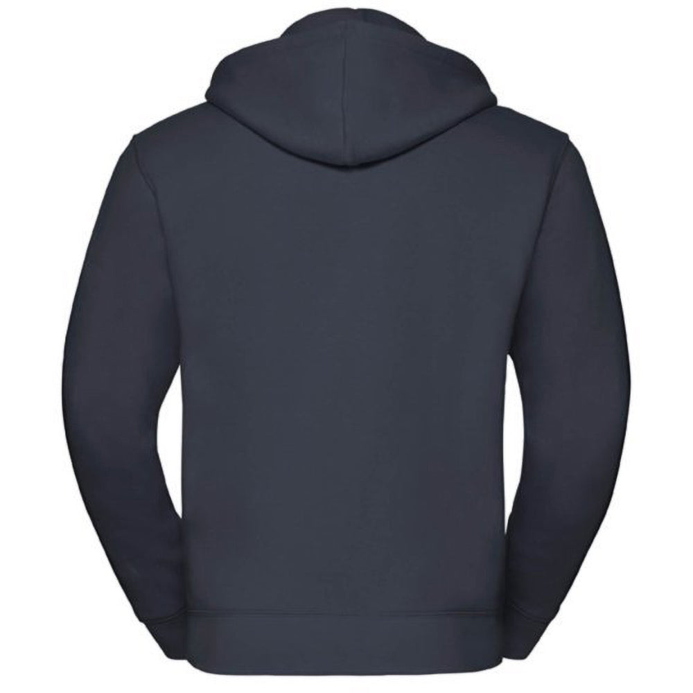 Convoy Grey - Back - Russell Mens Authentic Full Zip Hooded Sweatshirt - Hoodie
